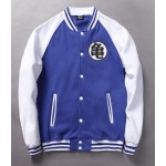 New Japanese Anime Dragon Ball Goku Varsity Jacket Fall casual Hoodie Jacket Coat Brand Baseball Jacket fleece long sleeve 2016