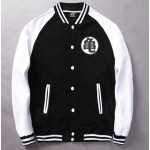 New Japanese Anime Dragon Ball Goku Varsity Jacket Fall casual Hoodie Jacket Coat Brand Baseball Jacket fleece long sleeve 2016