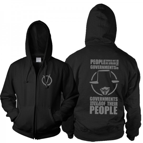 New Master swordsman anarchist V for Vendetta zip up hoodie&sweatshirt computer hacker Guy Fawkes mask mens hoodies& sweatshirts