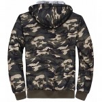 New Men's Fashion Camouflage Hoodies Warm Winter Sweatshirts Eco Sherpa Fleece Hoodie Jackets Thick Army Spring Portable Coat