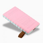 New Power Bank 10000mAh Dual USB Portable Biscuit Case Li-Polymer External Battery Charger Powerbank For All Mobile Phone