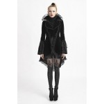 New Punk Rave Black gothic jacket Rock cosplay Kera Steampunk Sexy women Coat y2