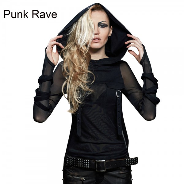 New Punk Rave Emo Rockabilly Gothic Vintage Top Shirt Cotton Women fashion M XL 3XL