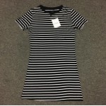 New Runway 2018 women summer shirt dress vintage striped bodycon sexy fitness mini party dresses robe vestidos
