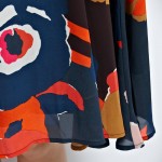 New Spring Dress Plus Size Tops Woman Chiffon Dress Long Sleeve Clothes Floral Print Loose Vintage Lady Casual Fashion Dress