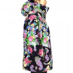 New Spring Fashion Casual Women's Coat Solid  Jacquard Outerwear Loose Clothes For Lady Good Quality Large Size 2XL 6XL with Hat