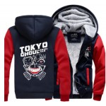New Style Winter Casual Tokyo ghoul Hoodie Anime Ken Kaneki Mask Thick Coat hoody Sweatshirt brand fleece men long sleeve Jacket