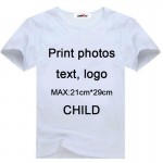 New Summer 2016 photo text logo Custom T Shirt Men Clothing moder Short Sleeve Printed Custom T-shirt DIY Design Tee Shirts