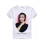 New Summer 2016 photo text logo Custom T Shirt Men Clothing moder Short Sleeve Printed Custom T-shirt DIY Design Tee Shirts