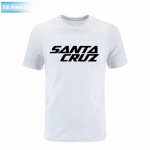 New Summer Dress Skateboard Skate Santa Cruz Printed T Shirt Men Shirts Camiseta Tee Clothing Men's Sportswear Large Size Dress 