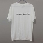 New Summer Grunge is Dead kurt cobain nirvana 90s rock Funny T Shirt Men Funny Cotton Short Sleeve T-shirt Tshirt camiseta