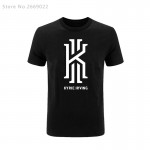 New Summer fashion Kyrie Irving Logo men's Tees top high quality Tshirts warm clothes T Shirts Free Shipping