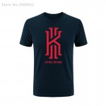 New Summer fashion Kyrie Irving Logo men's Tees top high quality Tshirts warm clothes T Shirts Free Shipping