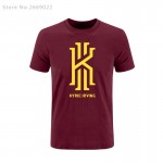 New Summer fashion Kyrie Irving Logo men's Tees top high quality Tshirts warm clothes T Shirts Free Shipping