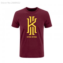 New Summer fashion Kyrie Irving Logo men's Tees top high quality Tshirts warm clothes T Shirts Free Shipping