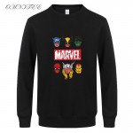 New Super Hero Marvel Sweatshirts Fashion Cotton Men Hoodies Marvel Avergers Cool Printed  Sweatshirts Men Clothing FreeShipping