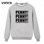 New The Big Bang Theory Sheldon Cooper Penny  Fleece Hoodies Sweatshirt Cotton loose large code leisure time Men's wear