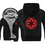 New Winter Jackets and Coats Film Star Wars Hoodie Darth vader Hooded Thick Zipper Wintwe Warm Fleece Men Sweatshirts Free Ship