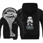 New Winter Jackets and Coats Film Star Wars Hoodie Darth vader Hooded Thick Zipper Wintwe Warm Fleece Men Sweatshirts Free Ship