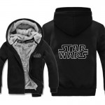 New Winter Jackets and Coats Film Star Wars Hoodie Darth vader Hooded Thick Zipper Wintwe Warm Fleece Men Sweatshirts Free Ship