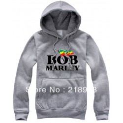 New Youth boy's Casual Sweatshirt Spring 2017 Autumn and Winter Reggae BOB Velvet Thicken Outerwear Man Plus Size Free shipping