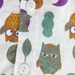 New autumn elbise  women  dress . Loose cotton long-sleeved Art moon owl print dress. Fashion wild spring dresses