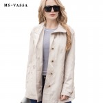 New ladies coats women fashion jacket Spring Autumn casual jacket solid color Plus size 6XL 7XL spade turn down collar outerwear