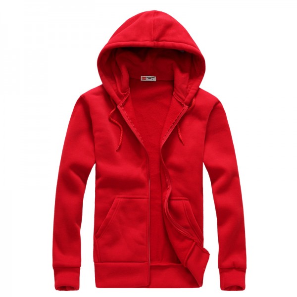 New spring-autumn moleton masculino fashion brief Men's hoodies cardigan sweatshirt red/black/blue/gray jackets and coat