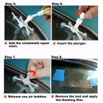 Newest DIY Car Automobile Windshield Repair Kit tools Auto Glass Windscreen Repair Set (Give Door Handle Protective Stickers)