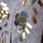 Newest Fashion Women Cashmere Cloak Coat Bird Pattern Beading And Sequins Shwal Loose Woolen Female Cape Bat Sleeves Wrap