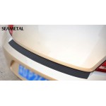 Newest For Skoda Octavia A7 A5 Fabia Superb B6 Yeti Rapid Car Styling Black Rubber Rear Guard Bumper Protector Trim cover