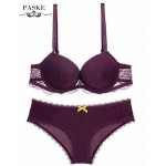 Newest Women Sexy Bra Sets Lace Embroidery VS Bra Push Up Bras Brief Sets 1/2 Cup Plus Size Bra Sets BS23