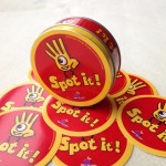 Newest spot it board game quality paper with metal box best gift for your friend cards game