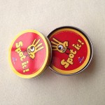 Newest spot it board game quality paper with metal box best gift for your friend cards game