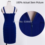 Nice-Forever Fashion Summer Slim Cross Front Women Sexy Club dress Prom Pinup Sheath Pencil Evening Party Dress 772