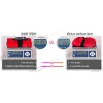 Nice-forever Office Women Zipper special New Arrival Plus Size fashion patchwork V neck formal work bodycon Midi dress 837