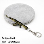 Novelty Counter Strike AK47 Gun Charms Keychain Trinket Llaveros CS GO M16 AWP Rifle Key Chain Ring Men Jewelry Gift Souvenirs