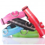 Nylon Pet LED Dog Collar Night Safety LED Flashing Glow LED Pet Supplies Dog Cat Collar Small Dogs Collars 
