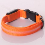 Nylon Pet LED Dog Collar Night Safety LED Flashing Glow LED Pet Supplies Dog Cat Collar Small Dogs Collars 