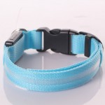 Nylon Pet LED Dog Collar Night Safety LED Flashing Glow LED Pet Supplies Dog Cat Collar Small Dogs Collars 