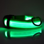 Nylon Pet LED Dog Collar Night Safety LED Flashing Glow LED Pet Supplies Dog Cat Collar Small Dogs Collars 