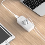 ORICO DCV-4U Recommend EU Plug 20W 4 Port USB Charger with Smart Super Charging Technology for Your Phone, Tablet and More