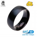 ORSA JEWELS 2017 New Arrival 100% Allergy Free Stainless Steel Rings for Men and Women Hot Sale Black Men Ring Wholesale OTR01