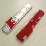 OTOKIT 3D Metal Car S line Sticker Cover for Audi Sline Logo A3 A4 A5 A6 Q3 Q5 Q7 B7 B8 C5 S6 Auto Car Decal Accessories Styling