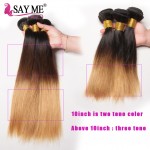 Ombre Malaysian Virgin Hair Ombre Malaysian Straight Hair 3 Bundles 1b 4 27 Malaysian Hair Weave Bundles 3 Tone Straight Hair