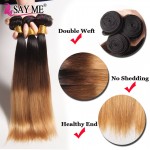 Ombre Malaysian Virgin Hair Ombre Malaysian Straight Hair 3 Bundles 1b 4 27 Malaysian Hair Weave Bundles 3 Tone Straight Hair