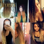 Ombre synthetic Jumbo Braiding Hair 24inch 100g/piece Synthetic three Tone High Temperature Fiber Jumbo Braid Hair extensions