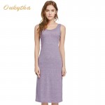 Oukytha 2017 Summer Style Long Dress Sexy Casual Women Vset Sleeveless Maxi Dress korea Fashion bodycon dress 3 Colors Q15210