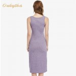 Oukytha 2017 Summer Style Long Dress Sexy Casual Women Vset Sleeveless Maxi Dress korea Fashion bodycon dress 3 Colors Q15210