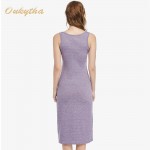 Oukytha 2017 Summer Style Long Dress Sexy Casual Women Vset Sleeveless Maxi Dress korea Fashion bodycon dress 3 Colors Q15210